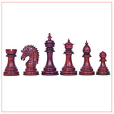 Thebes Series Luxury Staunton 4.4" Chess Set in Padouk wood